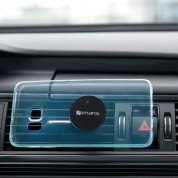 4smarts Ultimag Magnetic Car Holder Ventmag - магнитна поставка за радиатора на кола за iPhone и смартфони (черна-тъмносива) 6