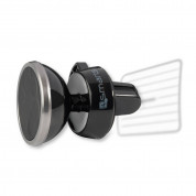 4smarts Ultimag Magnetic Car Holder Ventmag - магнитна поставка за радиатора на кола за iPhone и смартфони (черна-тъмносива)