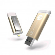 Adam Elements iKlips Lightning 64GB - външна памет за iPhone, iPad, iPod с Lightning (64GB) (златист)