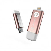 Adam Elements iKlips Lightning 64GB - външна памет за iPhone, iPad, iPod с Lightning (64GB) (розово злато)