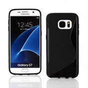 S-Line Cover Case - силиконов (TPU) калъф за Samsung Galaxy S7 (черен)