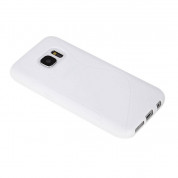 S-Line Cover Case - силиконов (TPU) калъф за Samsung Galaxy S7 (бял) 1