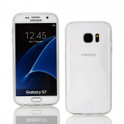 S-Line Cover Case - силиконов (TPU) калъф за Samsung Galaxy S7 (прозрачен)