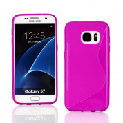 S-Line Cover Case - силиконов (TPU) калъф за Samsung Galaxy S7 (розов)