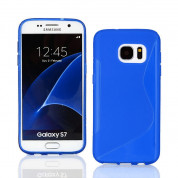 S-Line Cover Case - силиконов (TPU) калъф за Samsung Galaxy S7 (син)