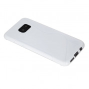 S-Line Cover Case - силиконов (TPU) калъф за Samsung Galaxy S7 Edge (бял) 1