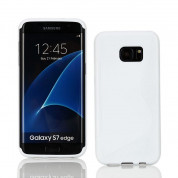 S-Line Cover Case - силиконов (TPU) калъф за Samsung Galaxy S7 Edge (бял)