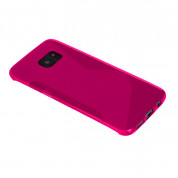 S-Line Cover Case - силиконов (TPU) калъф за Samsung Galaxy S7 Edge (розов) 1