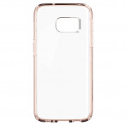 Spigen Ultra Hybrid Case - хибриден кейс с висока степен на защита за Samsung Galaxy S7 (прозрачен-розово злато) 1