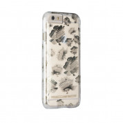 CaseMate Naked Tough Striped Floral Case - дизайнерски кейс с висока защита за iPhone 6S, iPhone 6
