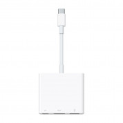 Apple USB-C Digital AV Multiport Adapter - адаптер за свързване на MacBook към външен дисплей, проектор или монитор