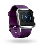 Fitbit Blaze Large Size - умен фитнес часовник с известия и следене на дневната и нощна активност на организма за iOS, Android и Windows Phone (лилав)