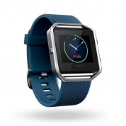 Fitbit Blaze Large Size - умен фитнес часовник с известия и следене на дневната и нощна активност на организма за iOS, Android и Windows Phone (син)