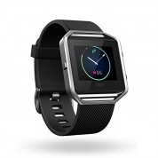Fitbit Blaze Large Size - умен фитнес часовник с известия и следене на дневната и нощна активност на организма за iOS, Android и Windows Phone (черен)