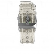 CaseMate Sheer Glam Strap - еластична каишка за Apple Watch 38мм, 40мм (прозрачен-златист) 3