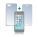 4smarts 360° Protection Set - тънък силиконов кейс и стъклено защитно покритие за дисплея на iPhone SE, iPhone 5S, iPhone 5 (прозрачен) 1