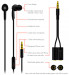 Macally TunePal - слушалки с микрофон и аудио сплитер за iPhone, iPad, iPod и мобилни устройства 3
