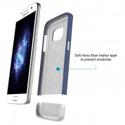 Prodigee Accent Case - поликарбонатов слайдер кейс за Samsung Galaxy S7 (син-сребрист) 5