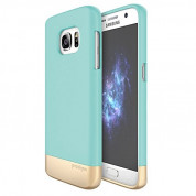 Prodigee Accent Case - поликарбонатов слайдер кейс за Samsung Galaxy S7 (зелен-златист)