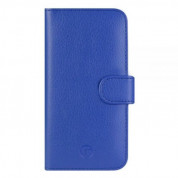 Redneck Prima Folio - кожен калъф, тип портфейл и поставка за Samsung Galaxy S7 (син)