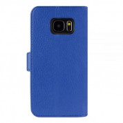 Redneck Prima Folio - кожен калъф, тип портфейл и поставка за Samsung Galaxy S7 (син) 1