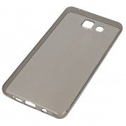 Ultra-Slim Case - тънък силиконов (TPU) калъф (0.3 mm) за Samsung Galaxy A3 (2016) (черен-прозрачен)