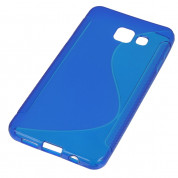 S-Line Cover Case - силиконов (TPU) калъф за Samsung Galaxy A3 (2016) (син)