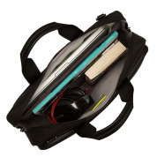 Knomo Maxwell 15 Slim Briefcase - унисекс чанта за преносими компютри до 15 инча (черна) 3