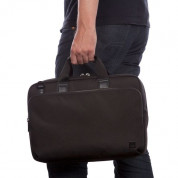 Knomo Maxwell 15 Slim Briefcase - унисекс чанта за преносими компютри до 15 инча (черна) 5