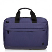 Knomo Turin 14 Slim Briefcase - унисекс чанта за преносими компютри до 14 инча (синя)