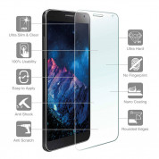 4smarts Second Glass - калено стъклено защитно покритие за дисплея на LG X Cam (прозрачен)