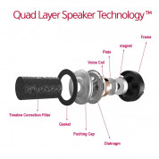 LG Headset QuadBeat 3 LE630 - оригинални слушалки с микрофон и управление на звука за LG смартфони (черен-червен) (bulk) 4