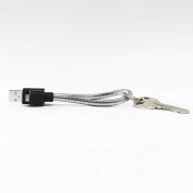 Fuse Chicken Titan Loop M - стоманен MicroUSB кабел (ключодържател) за устройства с MicroUSB (25 см.)