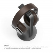 Elago H Stand - дизайнерска алуминиева поставка за слушалки (тъмносива) 4