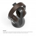 Elago H Stand - дизайнерска алуминиева поставка за слушалки (тъмносива) 5