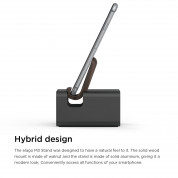 Elago M3 Stand - поставка от алуминий и дърво за iPhone и iPad mini (черна) 8