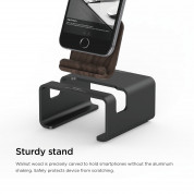 Elago M3 Stand - поставка от алуминий и дърво за iPhone и iPad mini (черна) 6