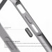 Elago Aluminum Bumper - алуминиев бъмпер и покрития за дисплея и задната част за iPhone 6S (тъмносив) 3
