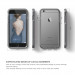 Elago Aluminum Bumper - алуминиев бъмпер и покрития за дисплея и задната част за iPhone 6S (тъмносив) 6