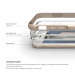 Elago Aluminum Bumper - алуминиев бъмпер и покрития за дисплея и задната част за iPhone 6S (златист) 3