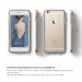 Elago Aluminum Bumper - алуминиев бъмпер и покрития за дисплея и задната част за iPhone 6S (златист) 2