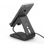 Elago M2 Stand - дизайнерска алуминиева поставка за смартфони (черна) 1