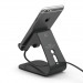 Elago M2 Stand - дизайнерска алуминиева поставка за смартфони (черна) 2
