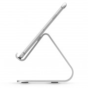 Elago M2 Stand - дизайнерска алуминиева поставка за смартфони (сребриста) 2
