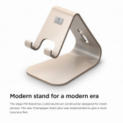 Elago M2 Stand - дизайнерска алуминиева поставка за смартфони (златиста) 3
