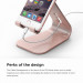 Elago M2 Stand - дизайнерска алуминиева поставка за смартфони (розово злато) 5