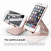 Elago M2 Stand - дизайнерска алуминиева поставка за смартфони (розово злато) 4