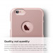 Elago S6 Slim Fit Case + HD Clear Film - качествен кейс и HD покритие за iPhone 6, iPhone 6S (розово злато) 4