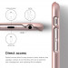 Elago S6 Slim Fit Case + HD Clear Film - качествен кейс и HD покритие за iPhone 6, iPhone 6S (розово злато) 8