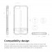 Elago S6 Glide Frosted Case - слайдър кейс и защитни покрития за дисплея и задната част за iPhone 6 (прозрачен-мат) 6